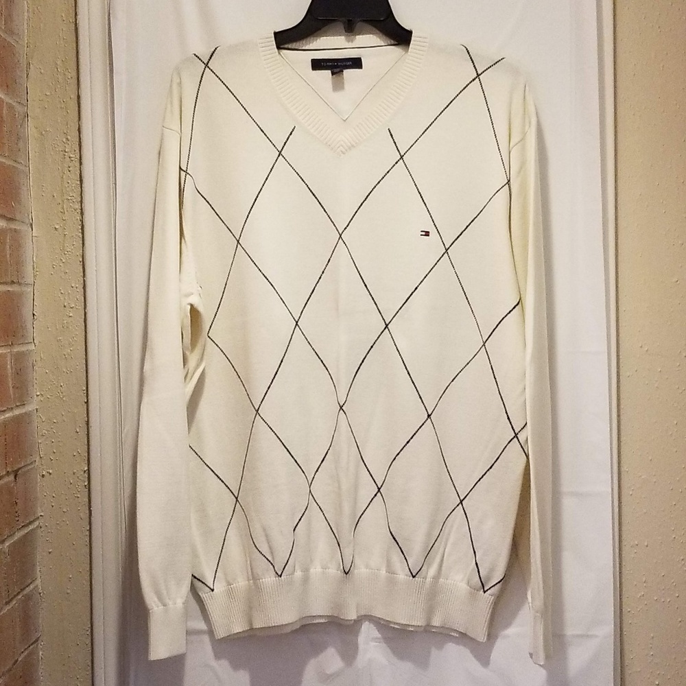Men's Tommy Hilfiger V-neck Pullover Sweater